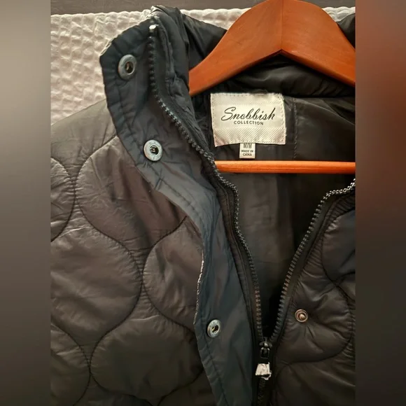 Snobbish Collections Black Quilted Puffer Jacket - Picture 5 of 6